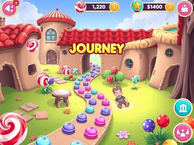 Sweet Candy Journey Gameplay Screenshot